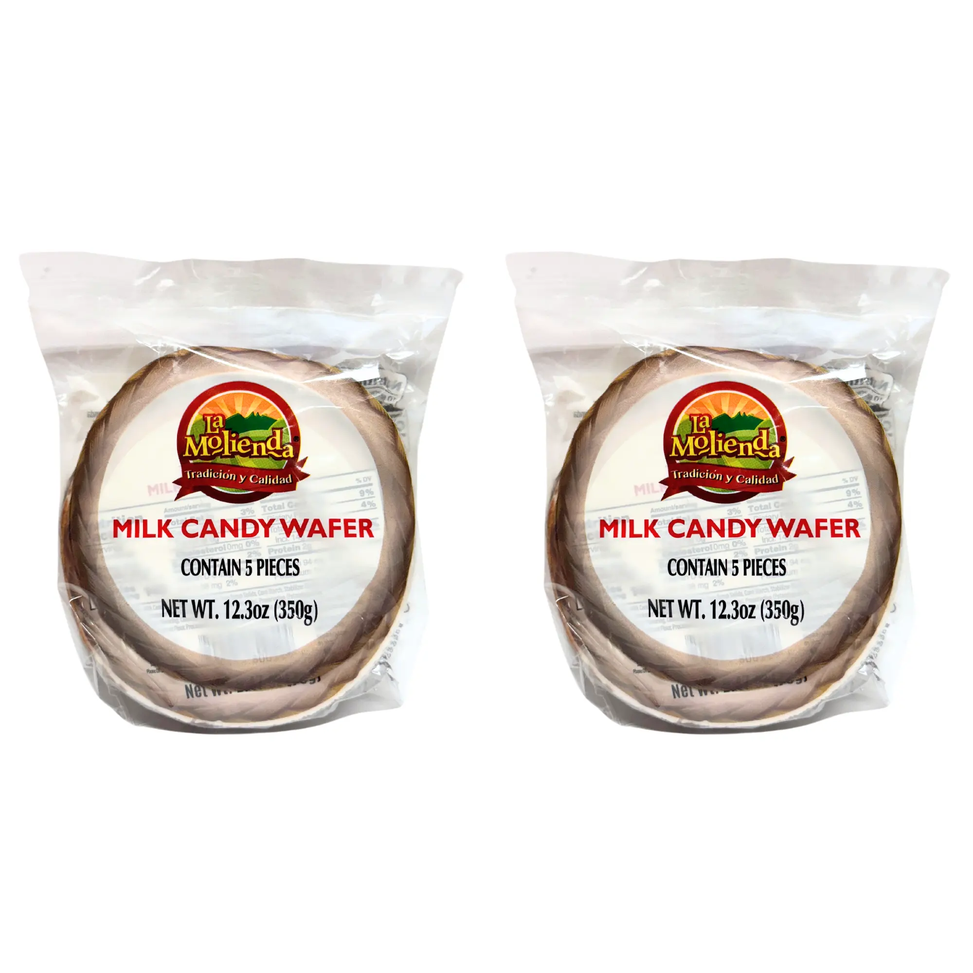 La Molienda - Chocolate Oblea Grande - 2 Pack