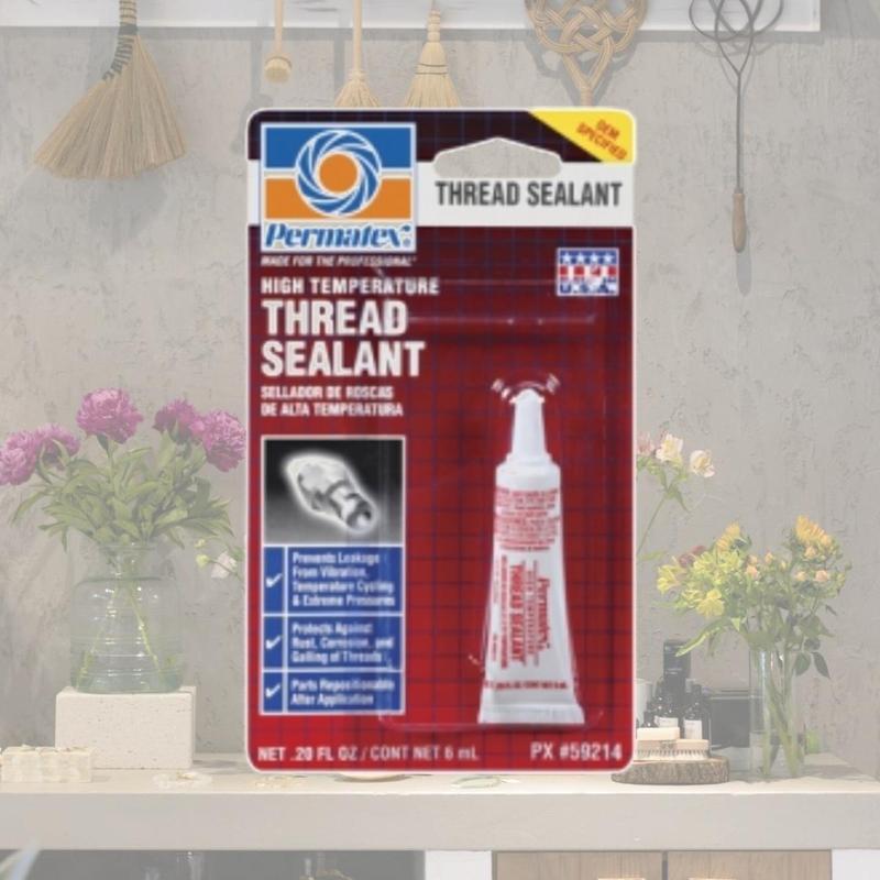 Permatex  High Temperature Thread Sealant, 6 ml Tube Carded