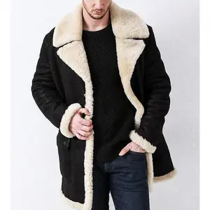 2025 Winter European Version Faux Leather Velvet Coat Men's Thickened Fur Coat