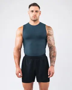 Power Tank - Dark Cyan Tank Top Knit