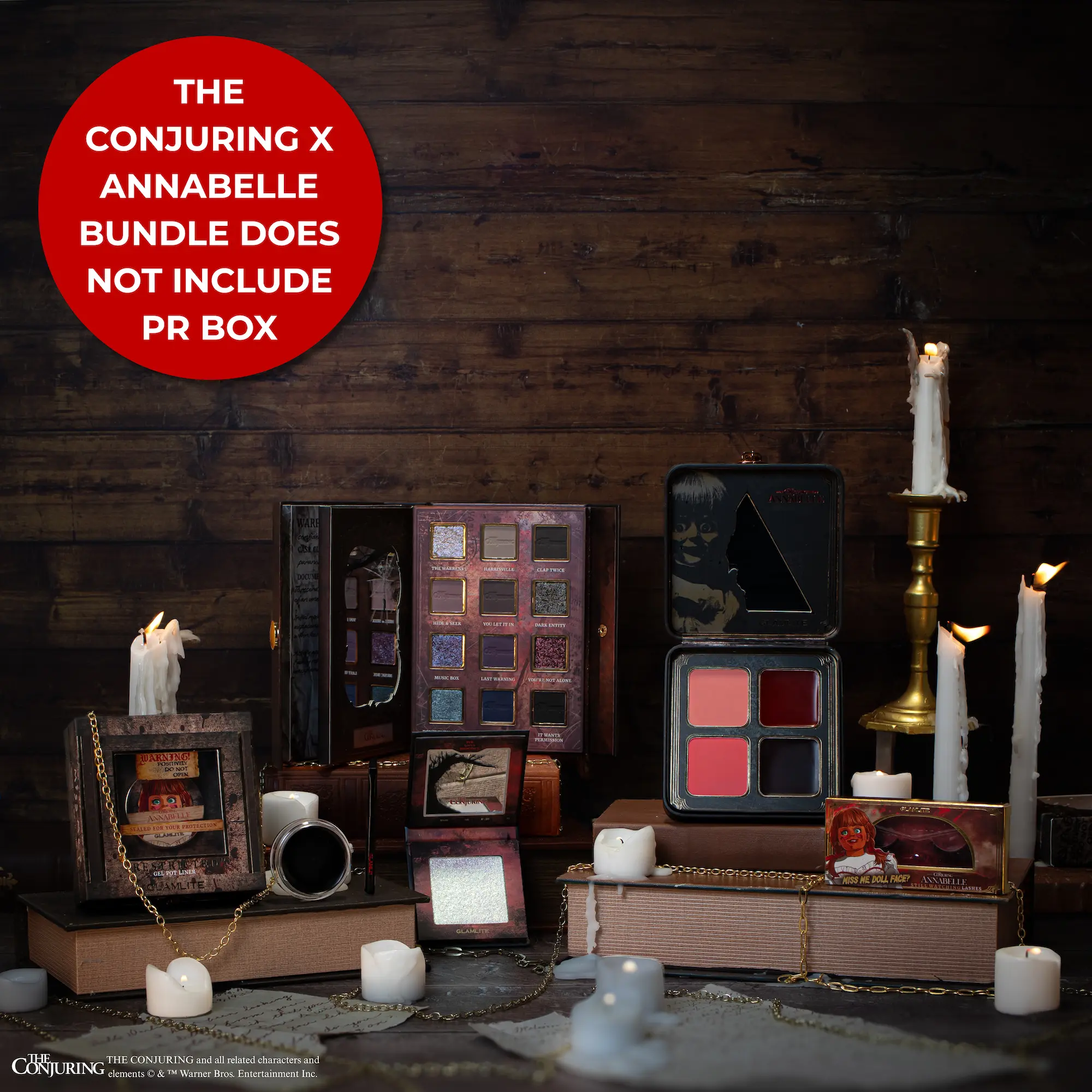 The Conjuring & Annabelle Glamlite Makeup Set The Conjuring & Annabelle Glamlite Makeup Set
