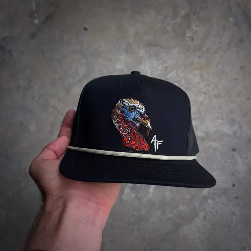 Turkey Head - AF Black Rope Hat