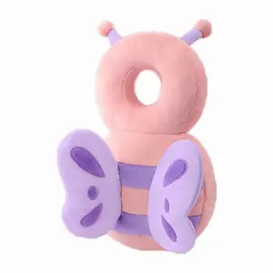 PandaEar Baby Head Protection Backpack, Toddler Walking Head Protector, Adjustable Head Protector Pad Safety Cushion (Pink)