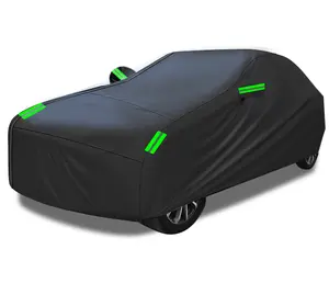 Large Car Cover Dirtproof, Scratch Resistant, Breathable, Dustproof, Waterproof Full Car Snow Cover Winter & Summer Fits Sedans,SUVs,Trucks
