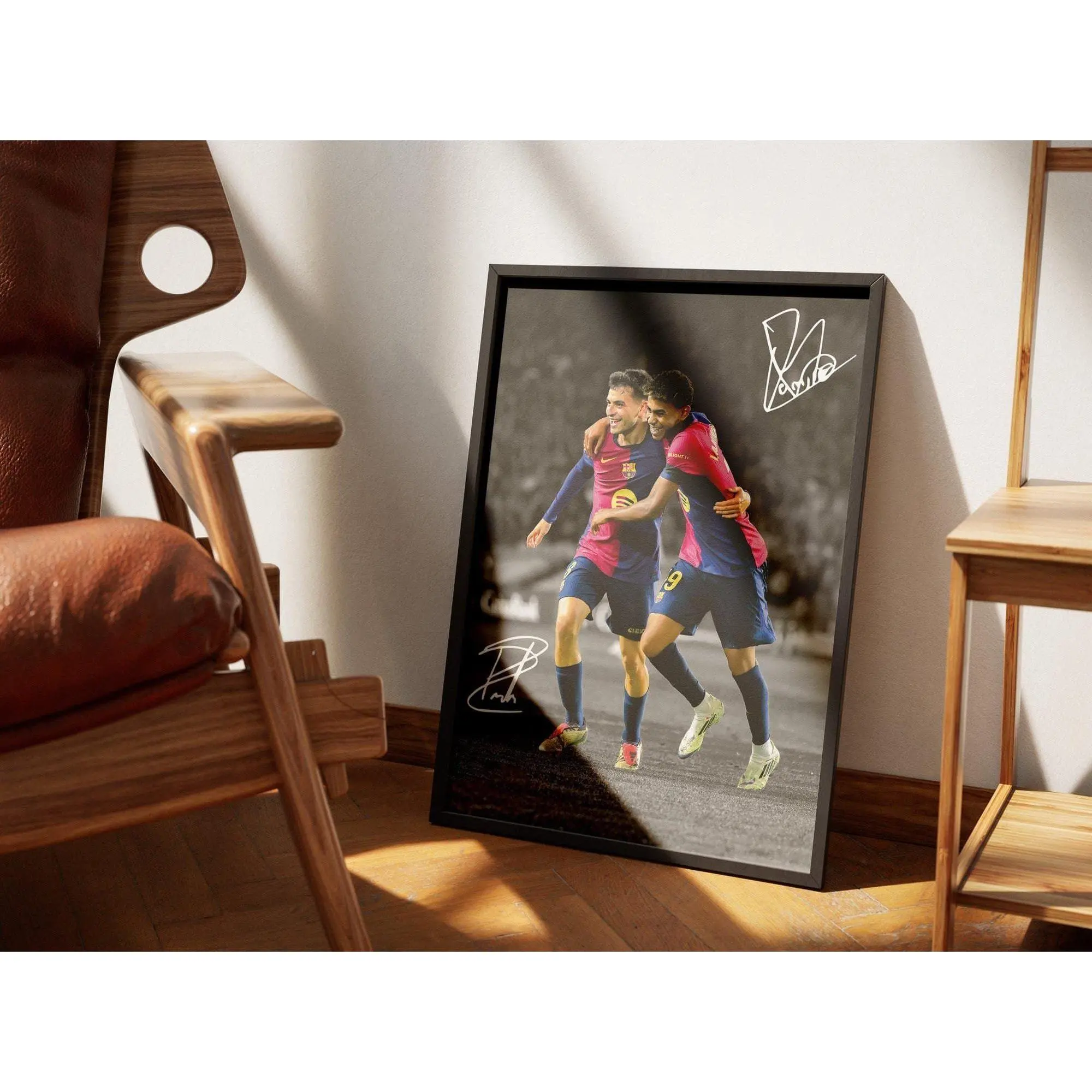 Lamine Yamal Poster, Pedri Poster, Signed Football Poster, Gift For Fans ( Unframed - Print Only )