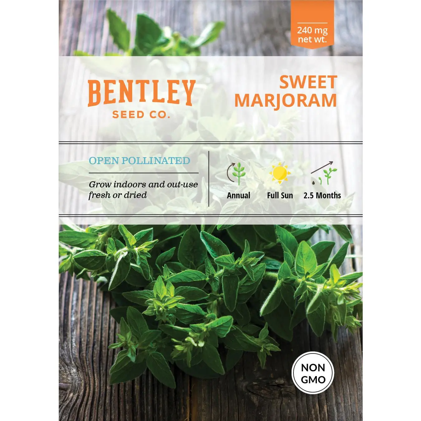 Sweet Marjoram Seed Packets