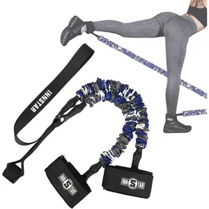 INNSTAR Adjustable Ankle Resistance Bands for Butt & Glutes Workout - Leg Fitness Bands for Men & Women - Perfect Workout Equipment for Strength Training and Home Gym Exercises INNSTAR