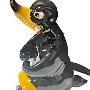 Black Acrylic hood ornament 2 hole mount