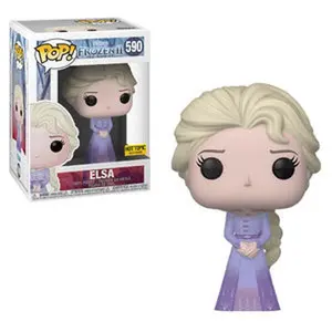 Funko POP! Frozen 2 - Elsa (Purple Dress) Vinyl Figure #590 Hot Topic Exclusive [READ DESCRIPTION]