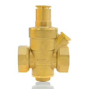 Superior Filter 3/4" Water Pressure Regulating Valve Npt Female X Npt Female - Max Pressure 125 Psi Adjustable Range 40-75 Psi - Regulator Pressure Valve Prevents Leaks & Damage From Excess Pressure