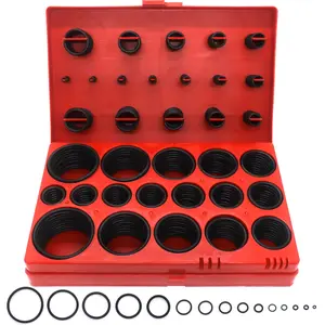 TEXALAN(R) O-Ring Assortment Kit Metric Set Rubber Gasket Universal with Case Automotive Seal 419pcs 32 Sizes 3mm-50mm