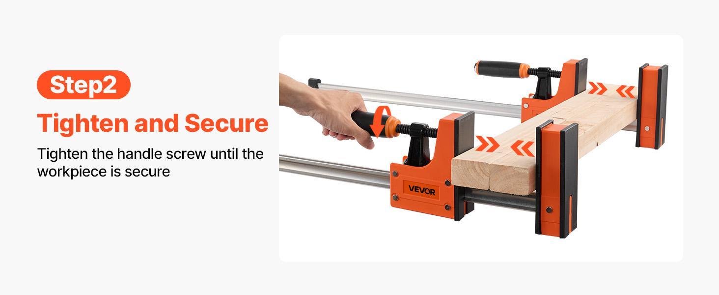 【Summerfinds】VEVOR 4-Piece F-Style Bar Clamps - 24in & 31in Heavy Duty Secure Upgraded, 1100 lbs Clamping Force, 2-in-1 Design, PA6 Handles, Parallel Soft Rubber Pads, Carbon Steel Bar for DIY Woodwork & Wood/Metal Joining Projects, Heavy Duty Clamp 【Summerfinds】VEVOR 4-Piece F-Style Bar Clamps - 24in & 31in Heavy Duty Secure Upgraded, 1100 lbs Clamping Force, 2-in-1 Design, PA6 Handles, Parallel Soft Rubber Pads, Carbon Steel Bar for DIY Woodwork & Wood/Metal Joining Projects, Heavy Duty Clamp