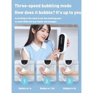 Toilet 450ML Automatic Foam Soap Disepenser Smart Sensor Wall Mounted Hand Wash Touchless Kitchen Accessories for Bathroom