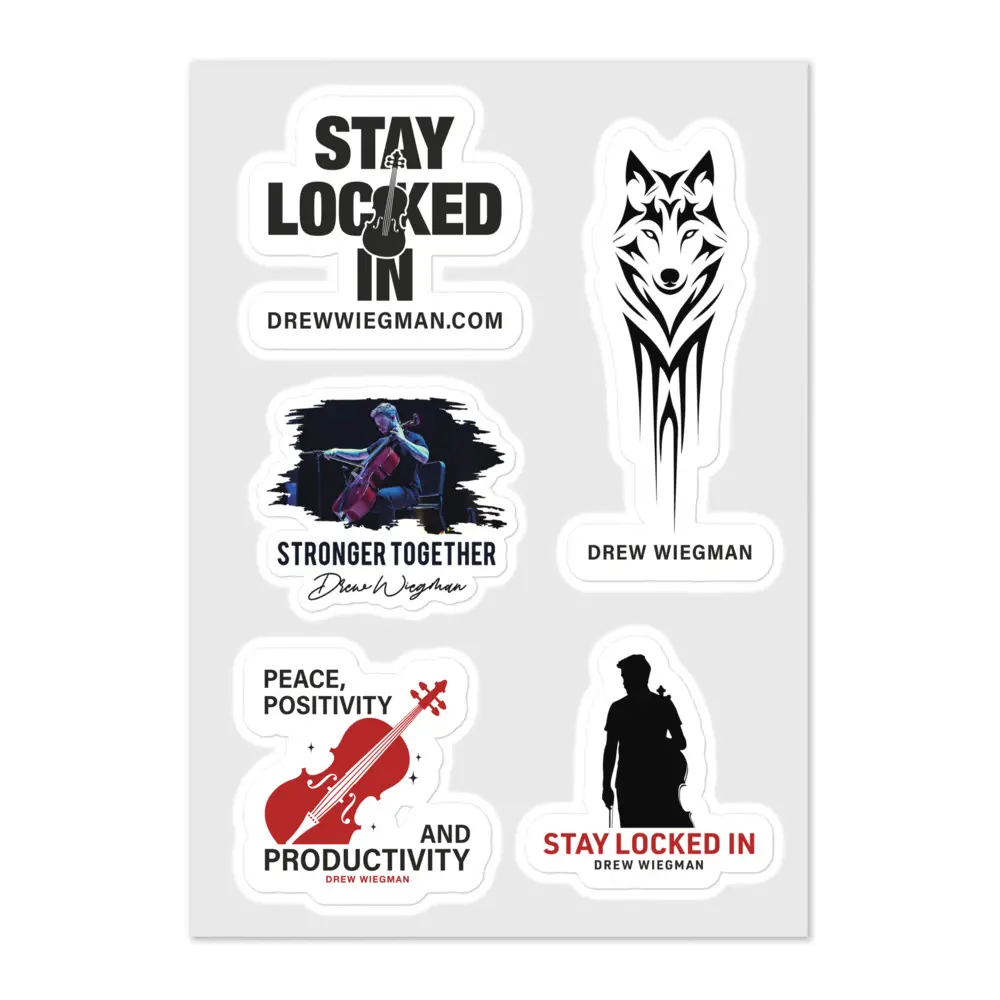 Drew Wiegman Design 1 Sticker Sheet