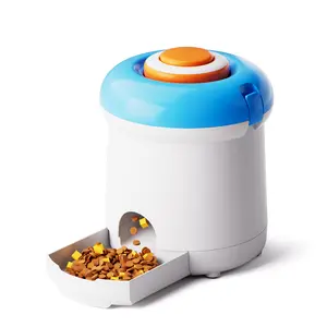 Dog Puzzle Feeder Toy, Automatic Dogs Treat Dispenser for IQ Training,Rechargeable with Remote Button for Food Dispensing, Suitable for Indoor or Outdoor Play, All Breeds, 300ml Capacity