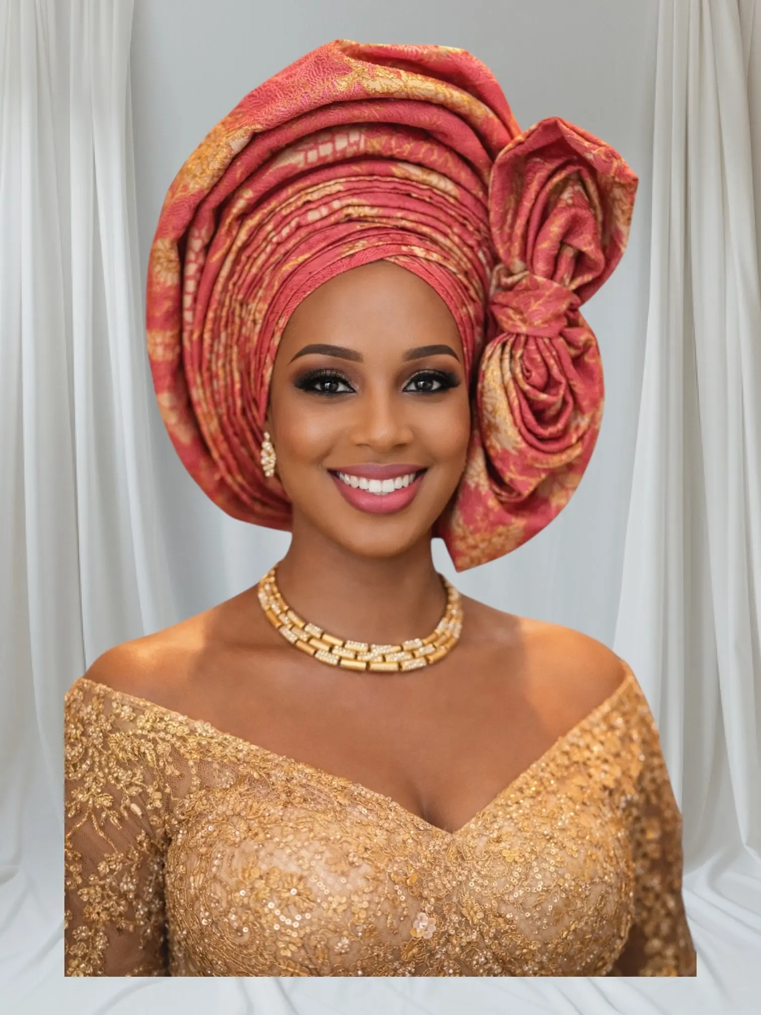 CRZ Damask Brocade African Autogele
