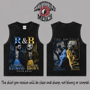 Raymond & Brown The R&B Tour 2026 #11 Premium 100% Cotton T-Shirt , Music Duo Graphic Tee, Hip Hop Concert Streetwear Shirt, Urban R&B Merch, Gift for Fans