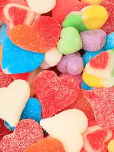 Hearts A Plenty Valentine Gummy Candy Mix Small Jar