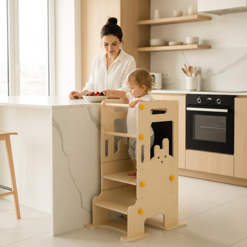 Hicooo｜ Rabbit-shaped Toddler Tower