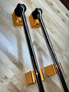 Breaker Bar Holders - 3/8” & 1/2” - Magnetic Modular Tool Organizers - Garage Organization