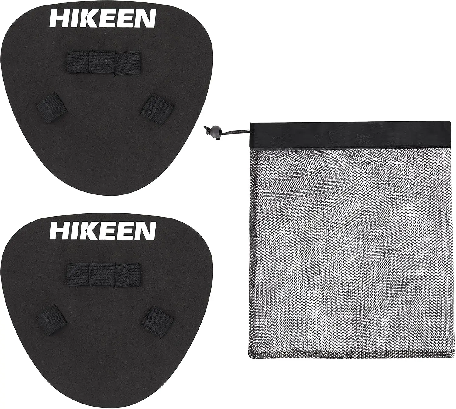 2-Pack Baseball Infield Training Pancake Gloves, Flat Softhands Fielding Trainer for 2-Handed Practice