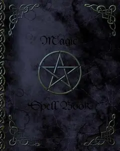 USED-Magic Spell Book: of Shadows / Grimoire ( Gifts ) [ 90 Blank Attractive Spells Records & more * Paperback Notebook / Journal * Large * Pentacle ] (Magick Gifts) by smART bookx (Paperback)