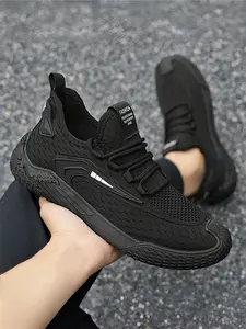 Men's Coconut Shoes New Breathable Flyknit Mesh Sneakers, Trendy Versatile Casual Sport Shoes, Comfortable Dad Shoes for All Seasons
