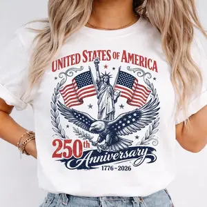 USA 250 Years Anniversary Shirt, Retro American Flag Patriotic Shirt, 4th of July 1776-2026 , America 250 Celebration Shirt, American History Shirt #Birthday #America250 #gift #tshirt #vintage