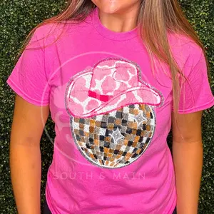 Disco Cowgirl Chenille Patch