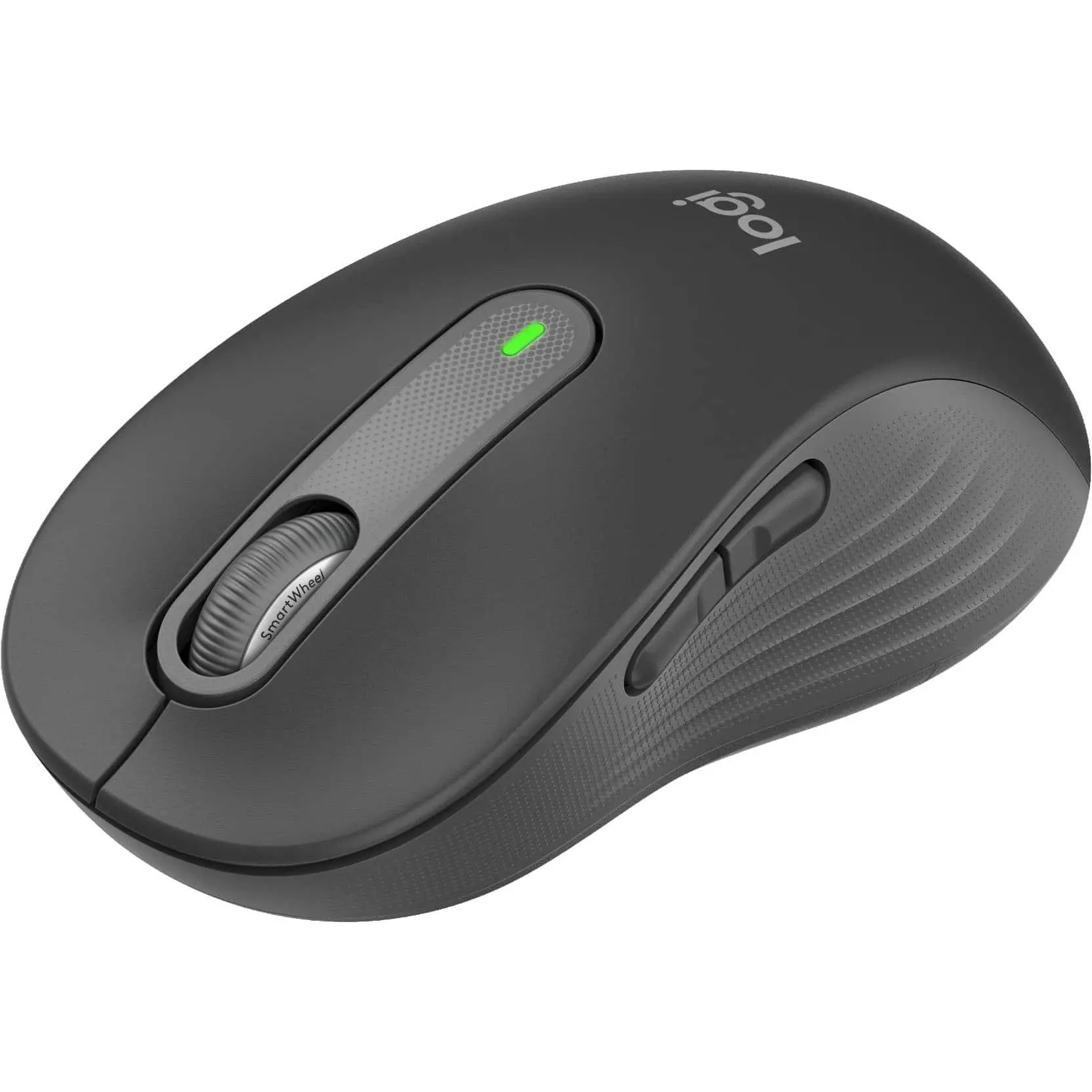 Logitech - Signature M650 L Full-size Wireless Optical Scroll Mouse with Silent Clicks - Wireless - Graphite