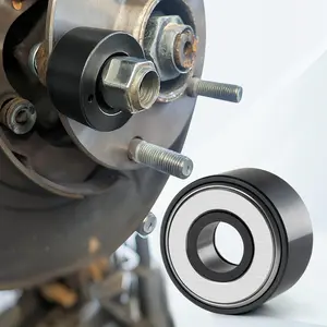 Wheel hub installation aid; Wheel Stud Installer suitable for all types of wheel hubs; makes removing and installing bolts easier; suitable for trucks and cars.