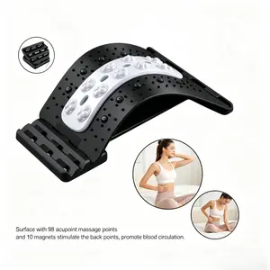 Lumbar Soother Yoga Assisted Massage Top Waist Support for Lower Back & Cervical Spine Decompression Adjustable Comfortable Ergonomic Design