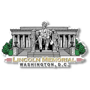 Lincoln Memorial Magnet by Classic Magnets, Washington D.C. Series
