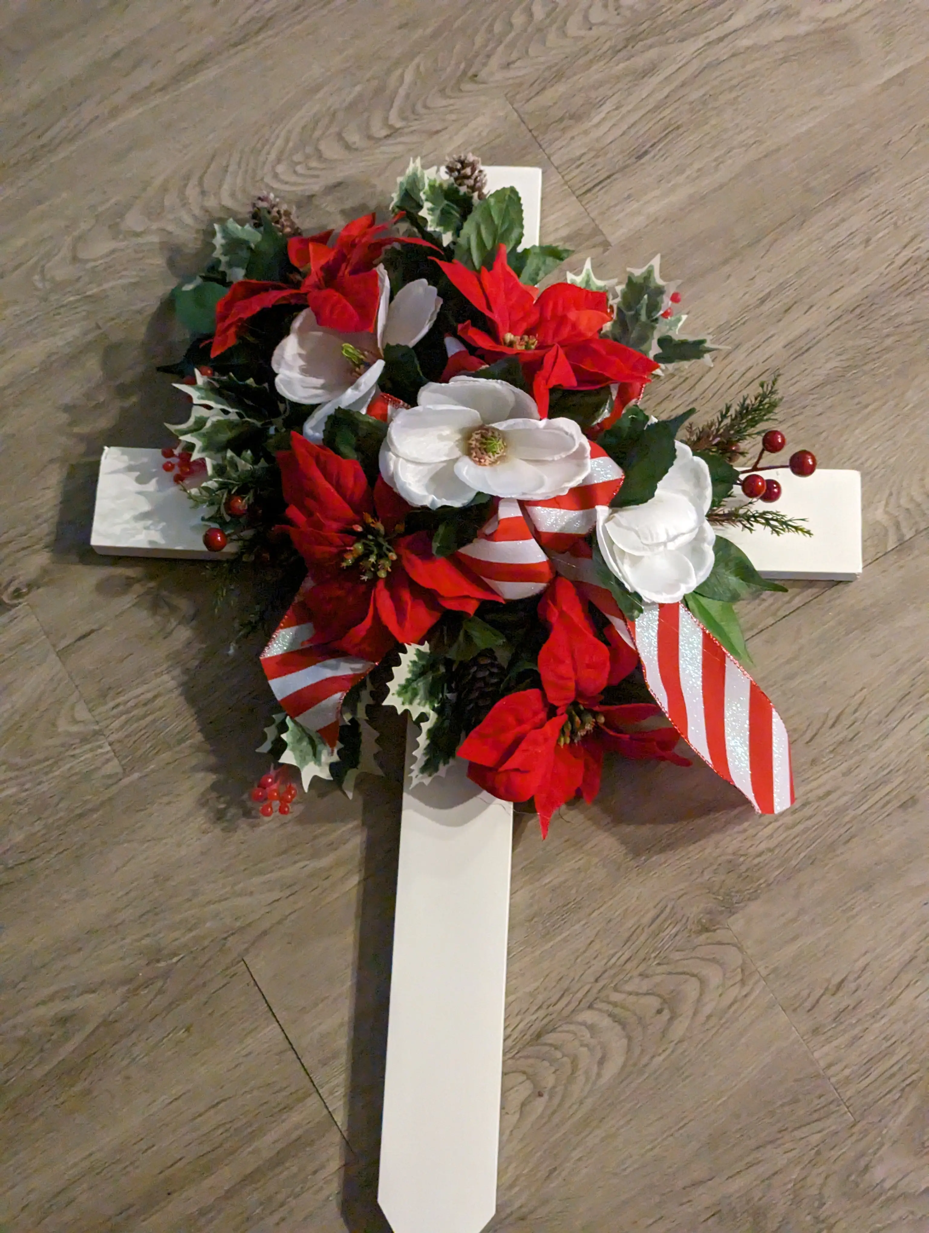 Christmas Cemetery Cross