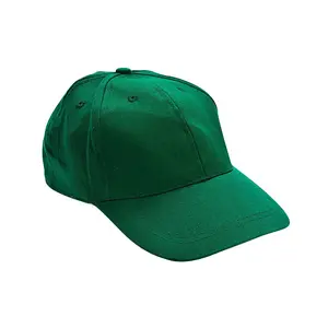 Green Baseball Caps - 12 Pc.