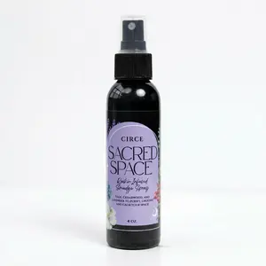 Circe Boutique Sacred Space Smudge Spray 4 oz - Sage Cedarwood & Lavender Blend for Peace Balance & Positive Energy - 110ml Liquid for Meditation Yoga & Daily Rituals