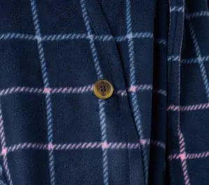 Cuddl Duds Fleecewear with Stretch Open Wrap with Removable Scarf