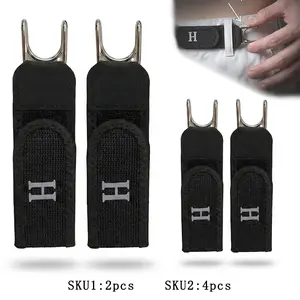 #TikTokShopDealsforYouDays 2/4 Pieces Metal Hook Elastic Belt,Unisex Father's Day unique gifts for man.Suitable for outdoor work, travel, and casual wear.Adjustable-length, no-hole invisible belt.Durable,Available in standard and extended versions.