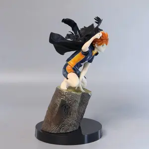 22CM Haikyuu!! Hinata Shoyo Kageyama Tobio Anime Cartoon Action Figures Model Kit Desktop Ornament Collectible Trendy Toys Gifts