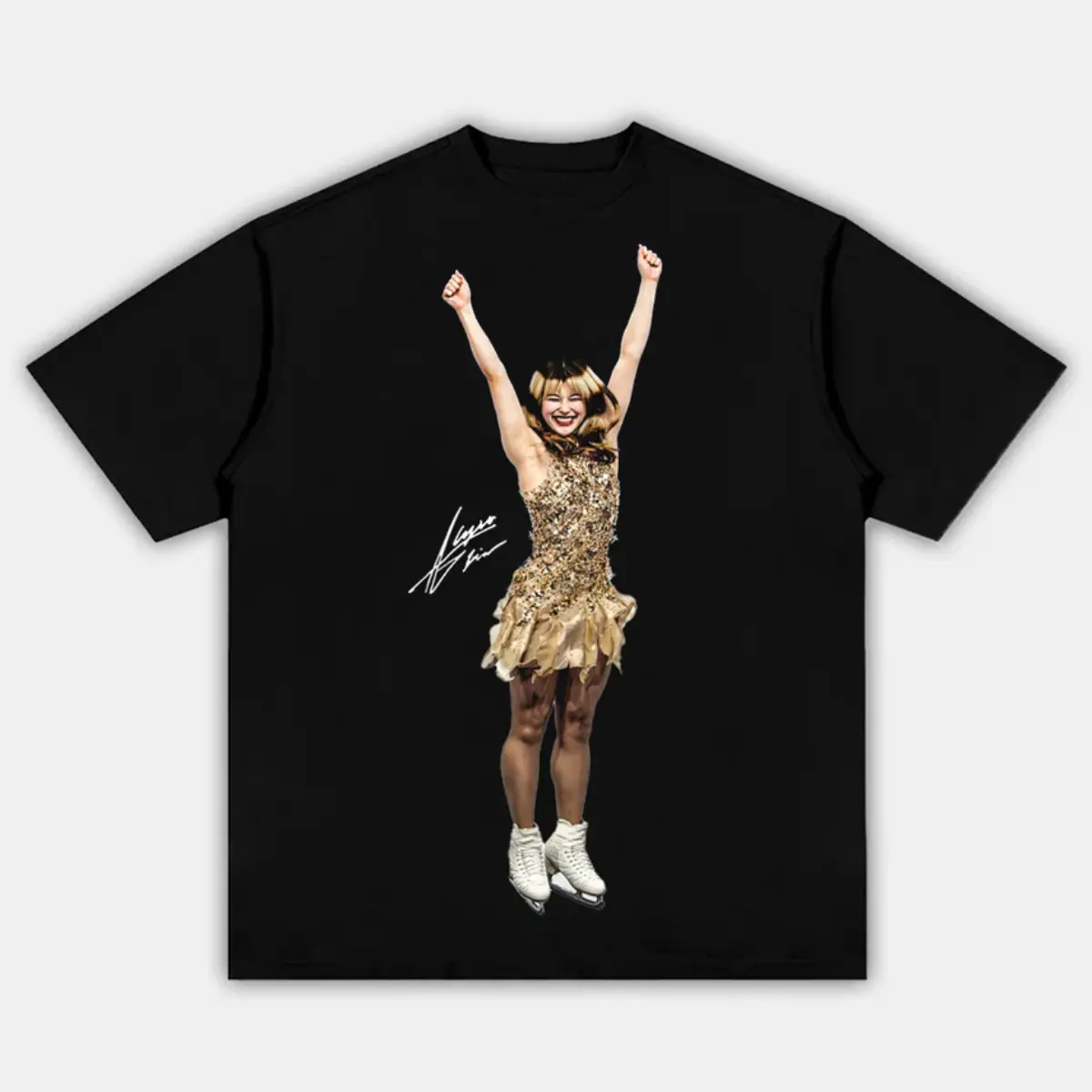 ALYSA LIU "ICONIC" Figure Skating Adult and Youth T-Shirt Sweatshirt, Alysa Liu shirt, graphic t-shirts, Quad Jump Legend, Ice Skating Shirt, Figure Skating Aesthetic Shirt, Sports Portrait T-Shirt, men's clothing clothes merch, Gift For Him and Her