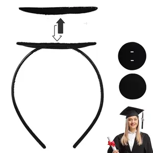 Graduation Cap Headband - Secures Cap to Hairstyle - Hat Accessory for Graduates - Comfortable Hairband Gift Zigzagheadband