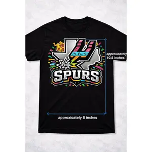 Retro Spurs State of Texas Fiesta Colors Shirt