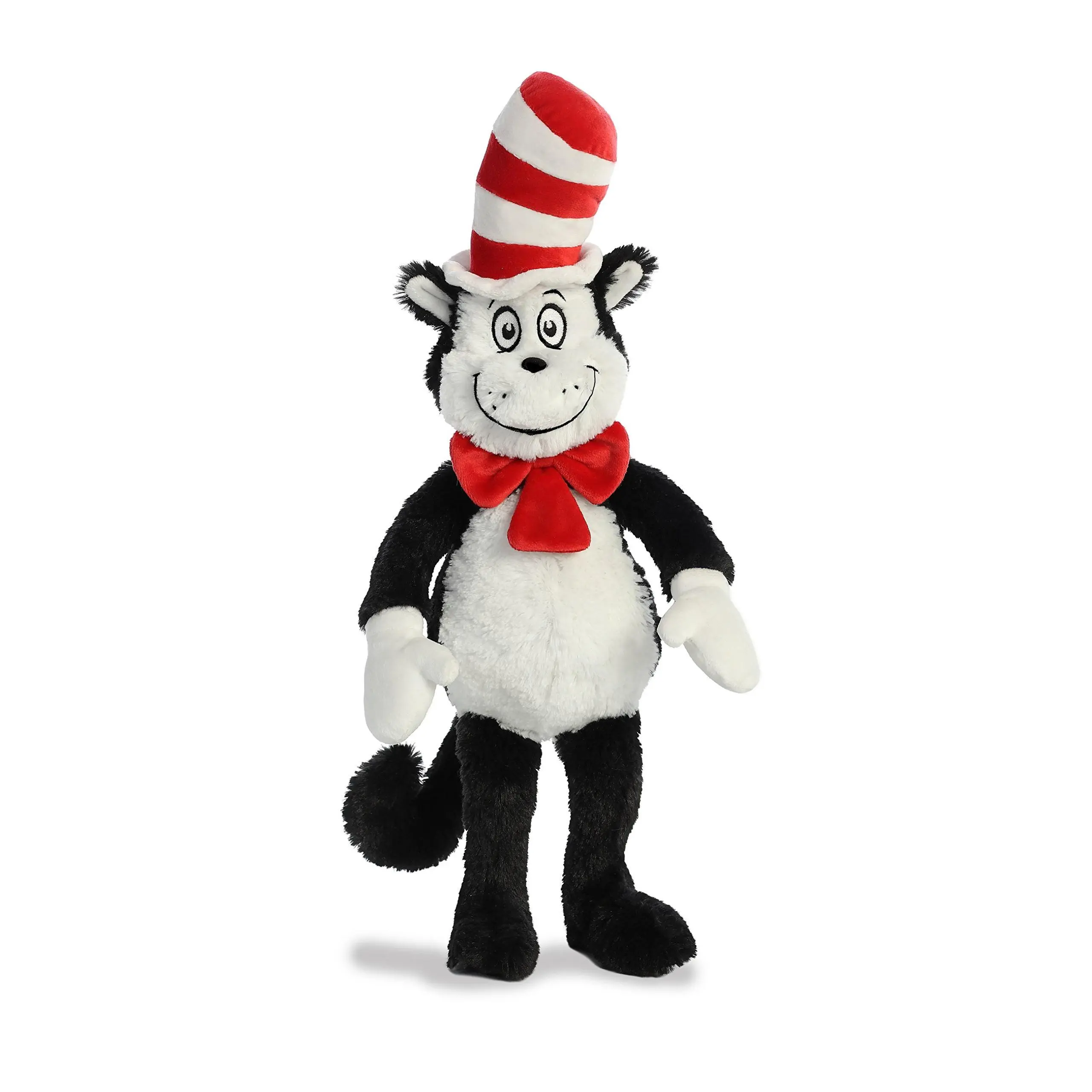 Aurora Whimsical Dr. Seuss Cat in The Hat Stuffed Animal - Officially Licensed Plush for Imaginative Play - Perfect for Kids and Adults - Multicolor 18 Inches