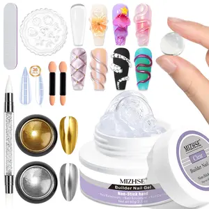 60g Clear 3D Nail Gel – Big Size Refill for Nail Art | Sculpt Flowers, 3D Designs & Extensions