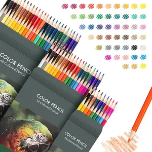 Professional Artist Color Pencils, 18/24/36/48 Colors, Vibrant Colors for Drawing and Blending, High Quality Soft Core Oil Pastels