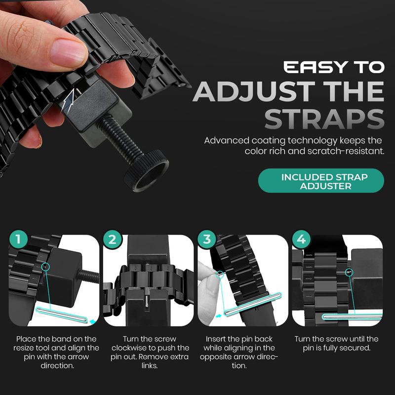 Aura Watch by NOIR – All-Black (Arabic / Roman Dial)