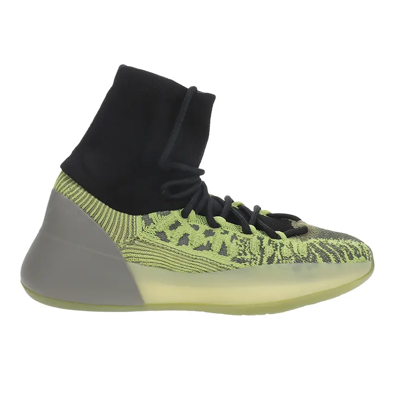 adidas Mens Yeezy Bsktbl Knit Basketball Sneakers Shoes - Green