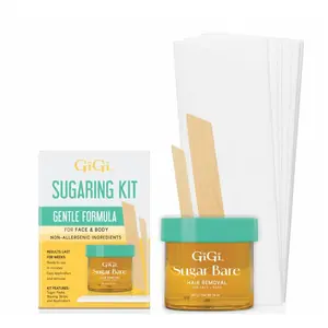 GIGI Sugar Bare Sugaring Kit for Face and Body - Gentle Formula