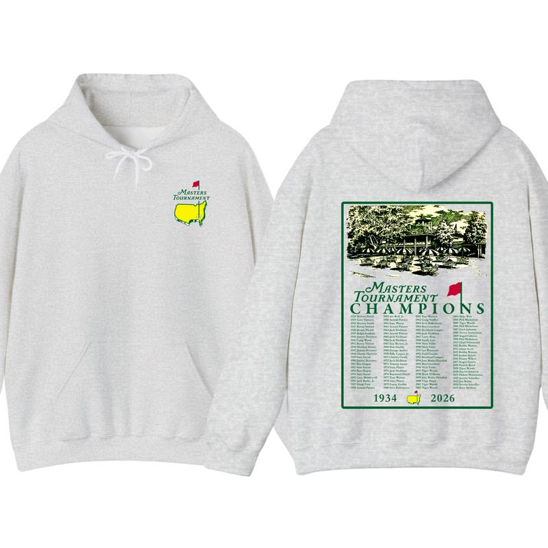2026 Masters Tournament Augusta 92 Years Hoodie, Golf Tournament Hoodie, The Masters Golf Cup 2 Sided Hoodie, Gifts For Men, Gifts For Boyfriends, Golf Gifts