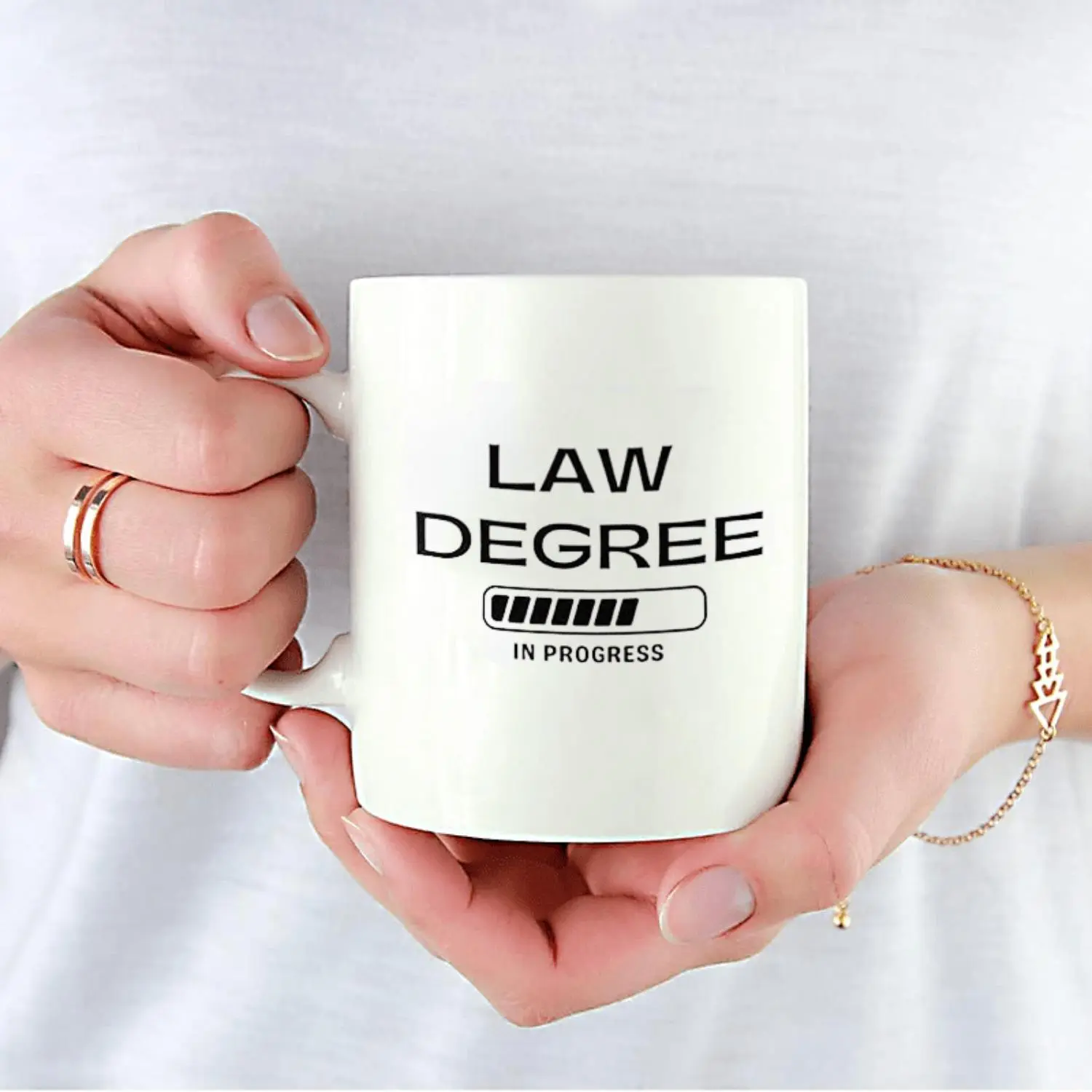 11oz Ceramic Multifunction Insulated Lawyer in Progress Coffee Mug - Reusable, Dishwasher & Microwave Safe Cup for Law Students, Attorney Graduation Gift